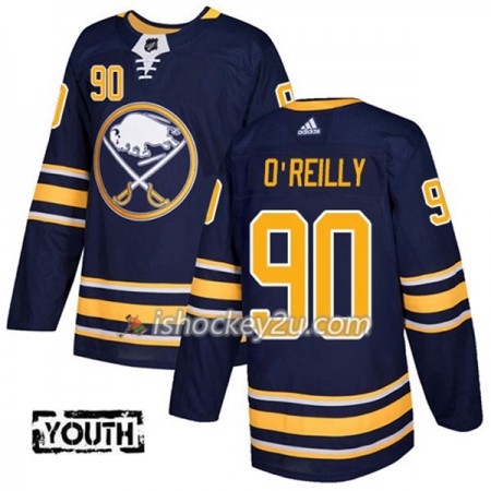 Børn NHL Buffalo Sabres Trøje Ryan OReilly 90 Adidas 2017-2018 Marine Blå Authentic